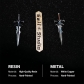 WOW Frostmourne Soul Version Metal / Resin Artisan Keycaps for Mechanical Gaming Keyboard